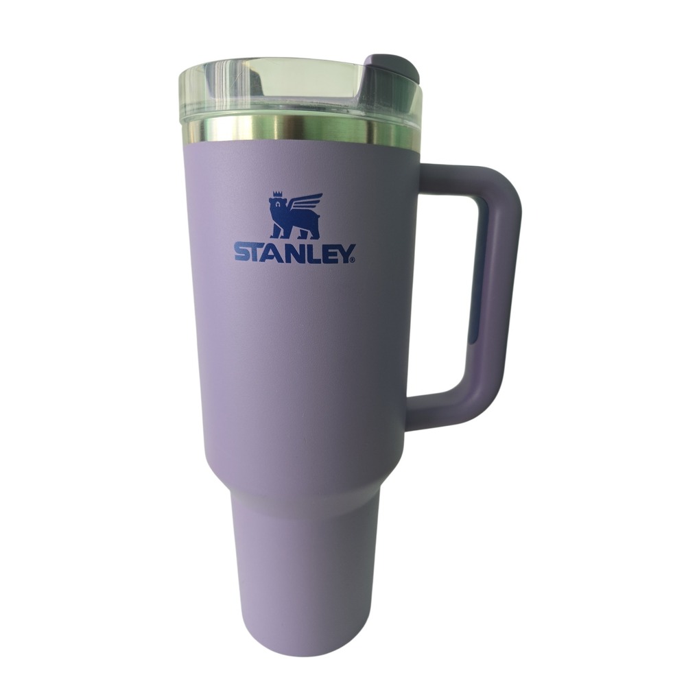 Stanley‎ 40oz Quencher Tumbler Lavender Ice Purple Handle Straw Lid Travel Cup